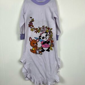 Vintage 80’s girls Shirt Tales night gown